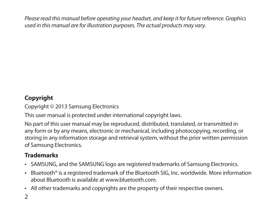 Samsung HM-1300 User Manual | Page 4 / 149