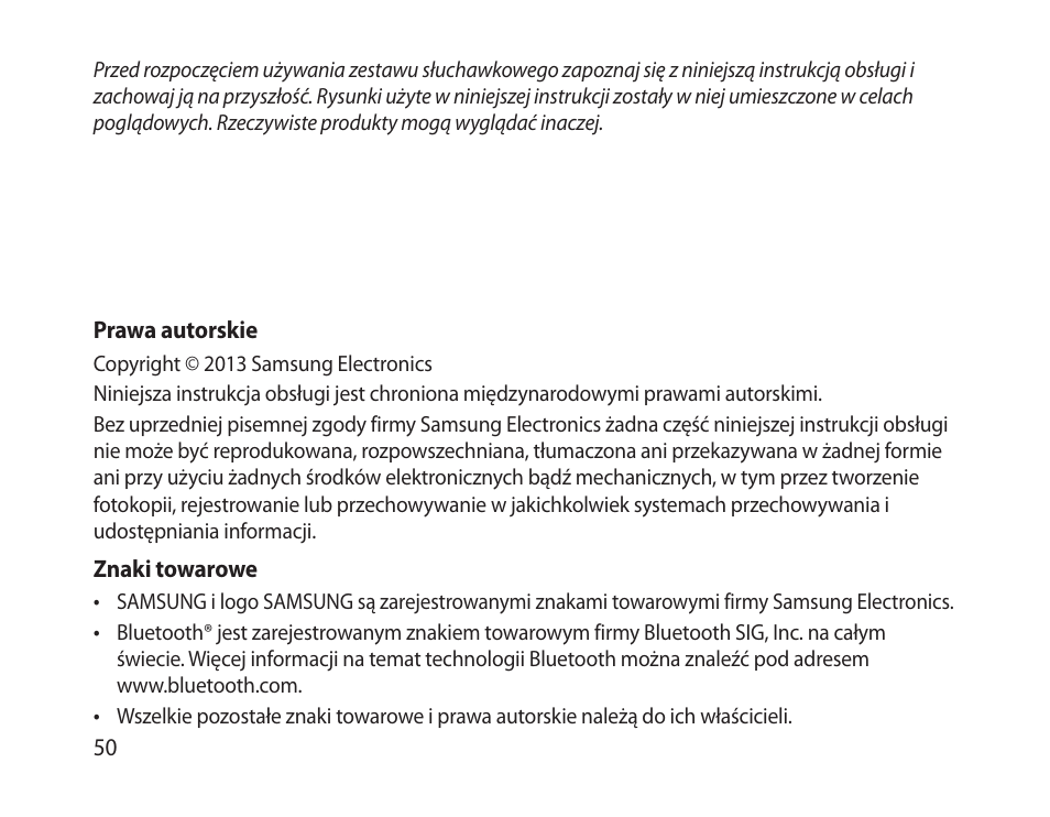 Samsung HM-1300 User Manual | Page 52 / 149