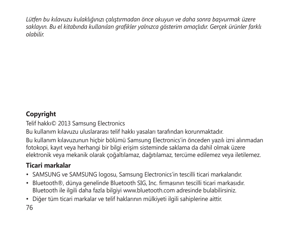 Samsung HM-1300 User Manual | Page 78 / 149