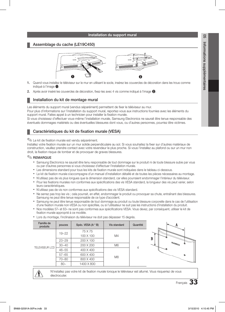 Samsung LE19C451E2W User Manual | Page 72 / 157