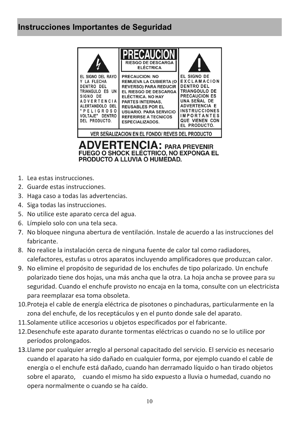 Audiovox CE208BT User Manual | Page 10 / 30