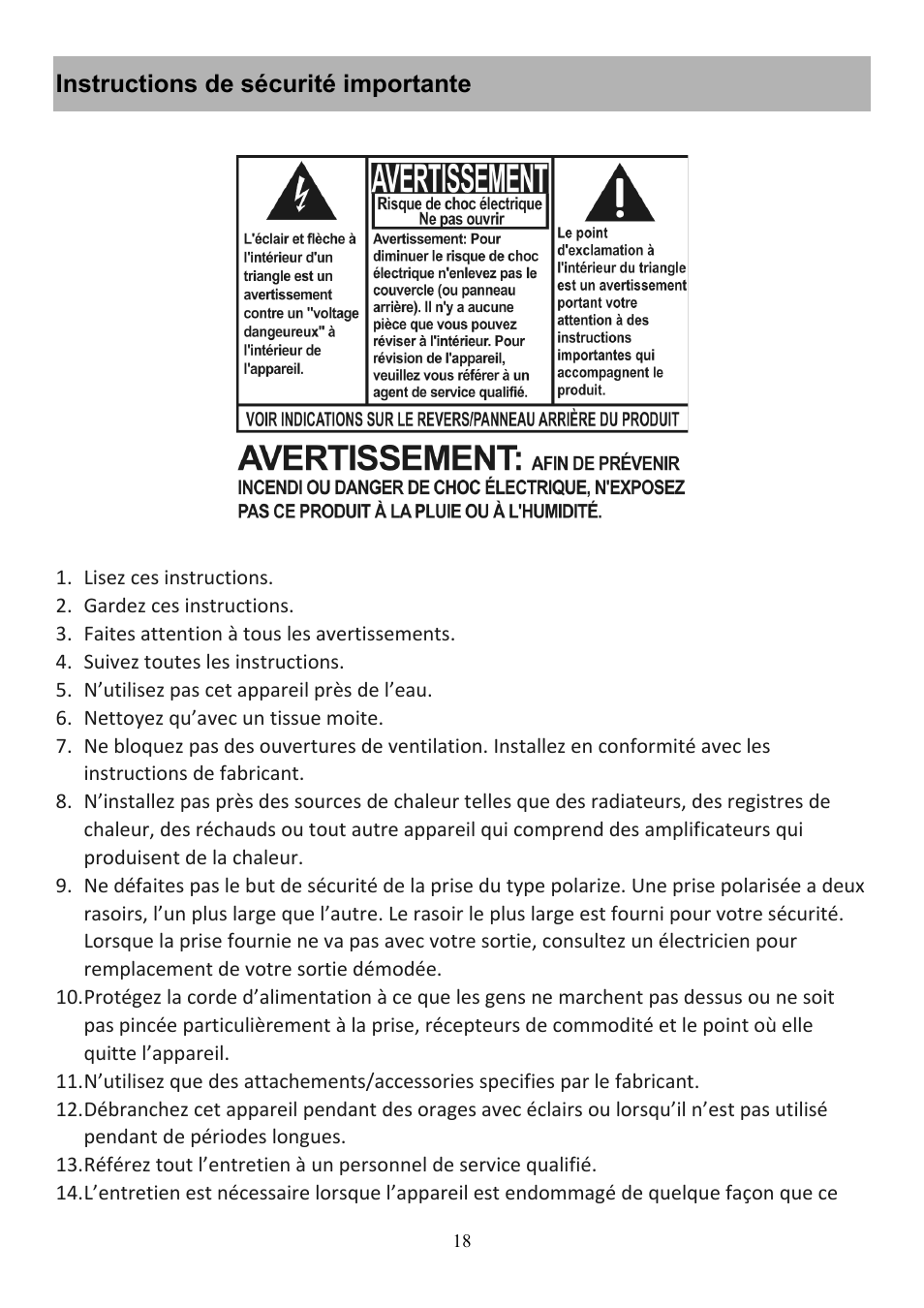 Audiovox CE208BT User Manual | Page 18 / 30