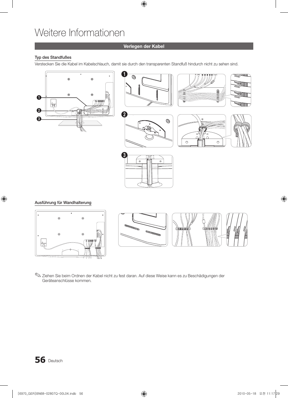 Weitere informationen | Samsung PS50C6970YS User Manual | Page 120 / 256