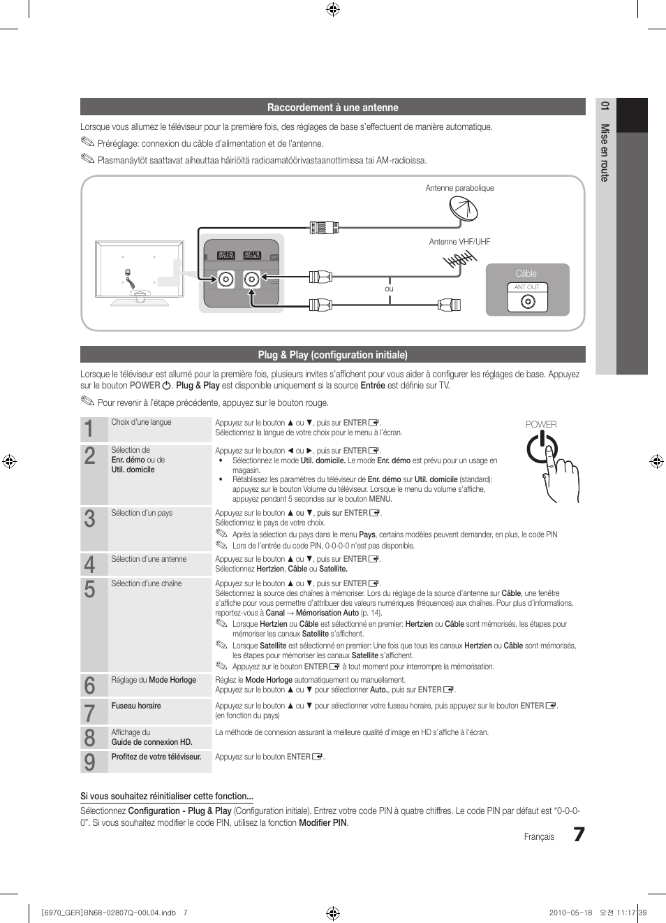 Samsung PS50C6970YS User Manual | Page 135 / 256