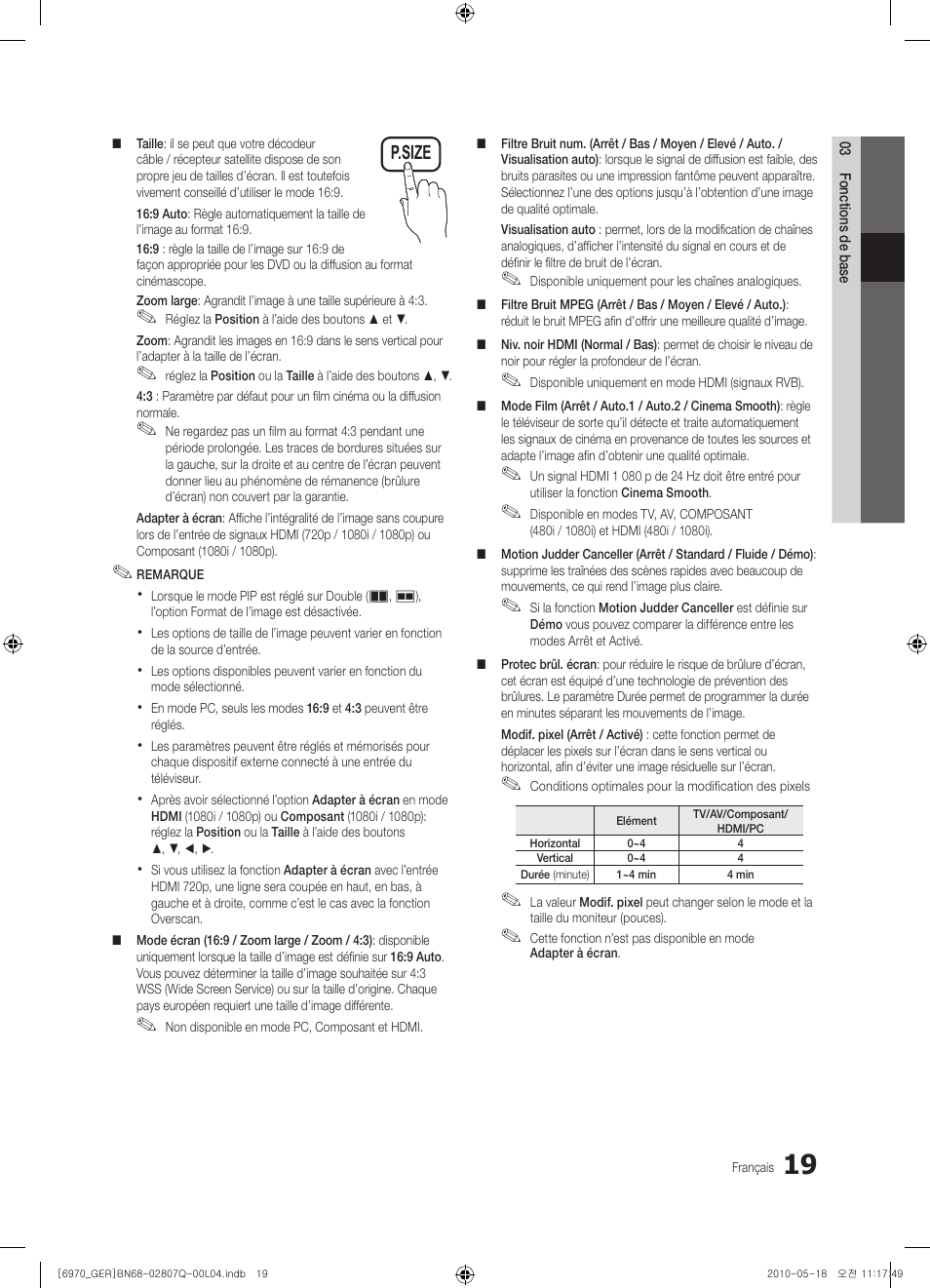 Samsung PS50C6970YS User Manual | Page 147 / 256