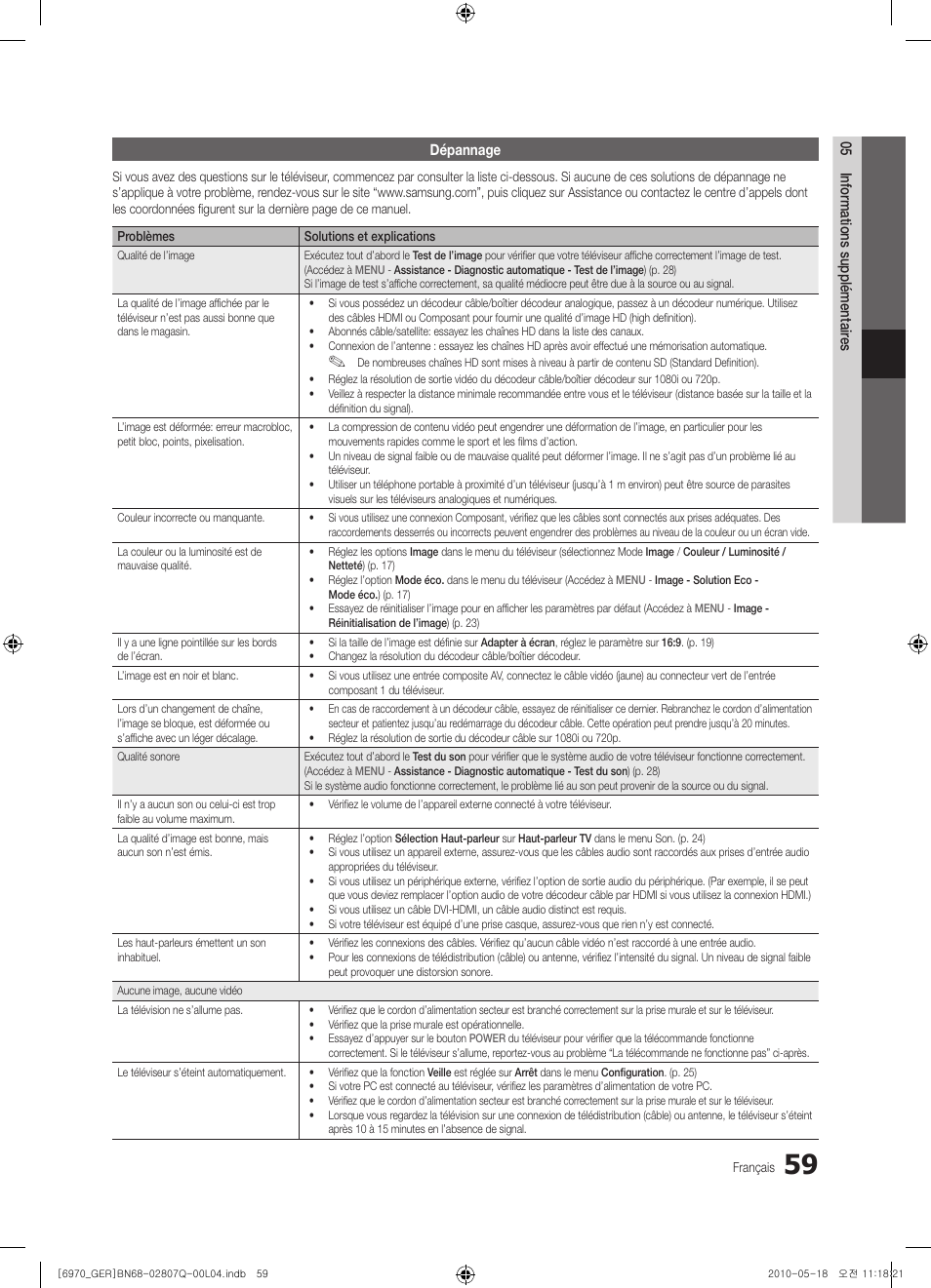 Samsung PS50C6970YS User Manual | Page 187 / 256