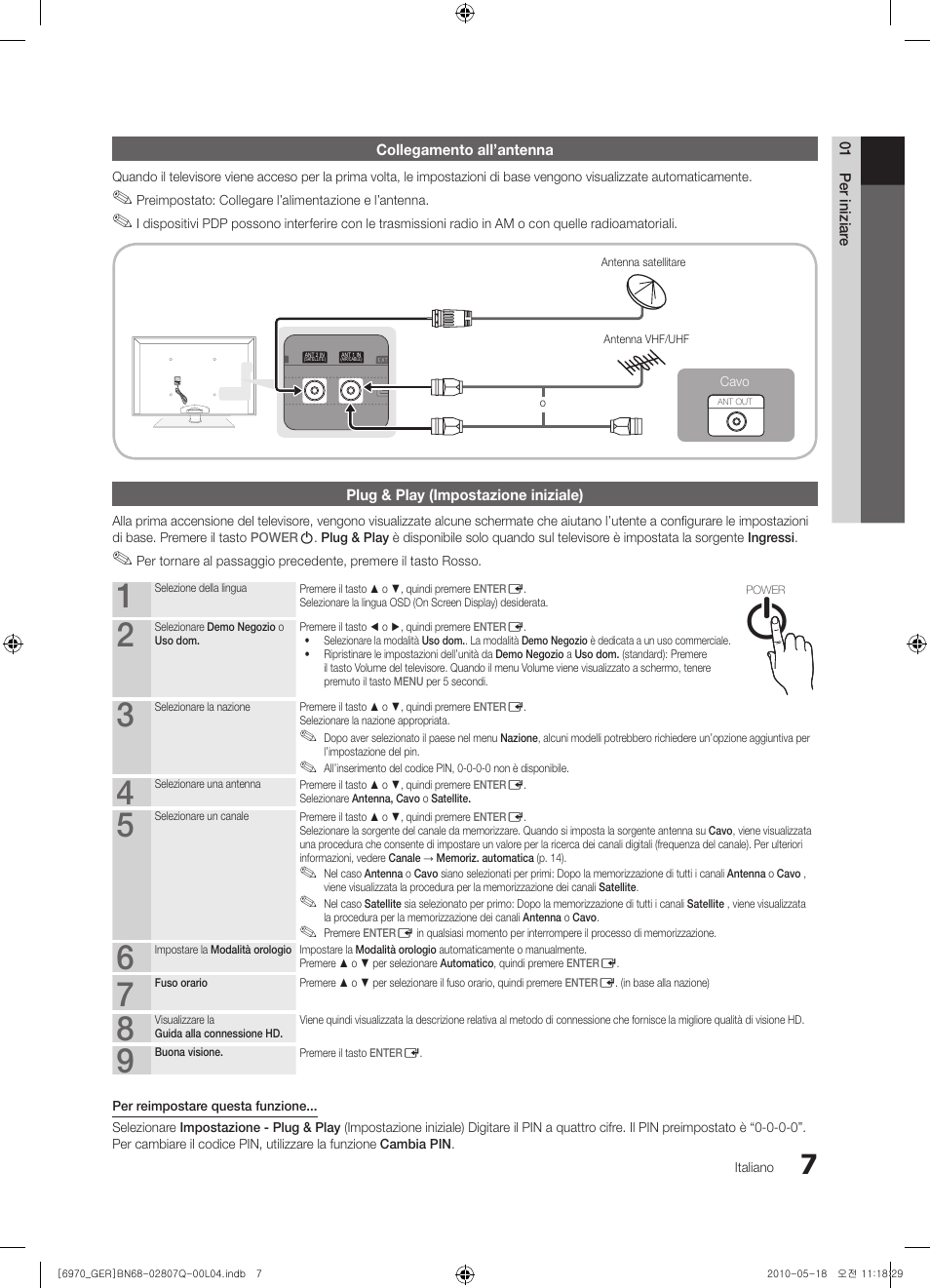 Samsung PS50C6970YS User Manual | Page 199 / 256