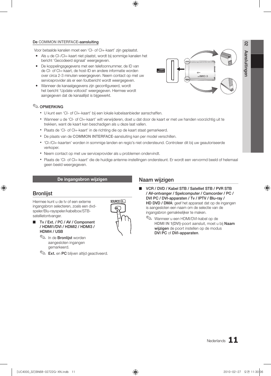 Samsung UE32C4000PW User Manual | Page 143 / 177