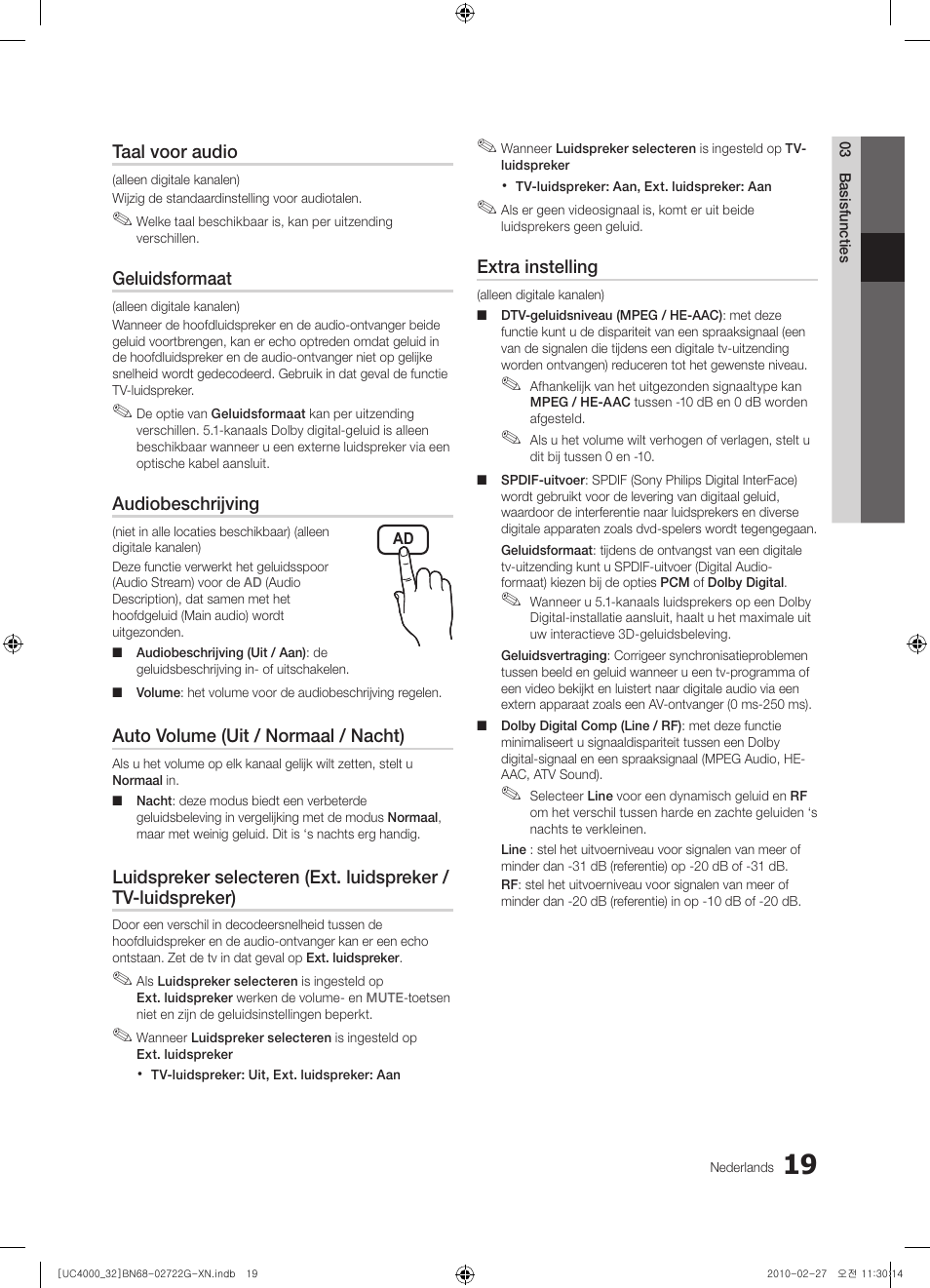 Samsung UE32C4000PW User Manual | Page 151 / 177