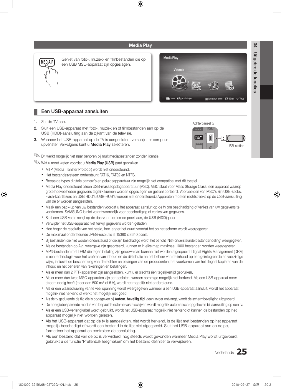 Samsung UE32C4000PW User Manual | Page 157 / 177