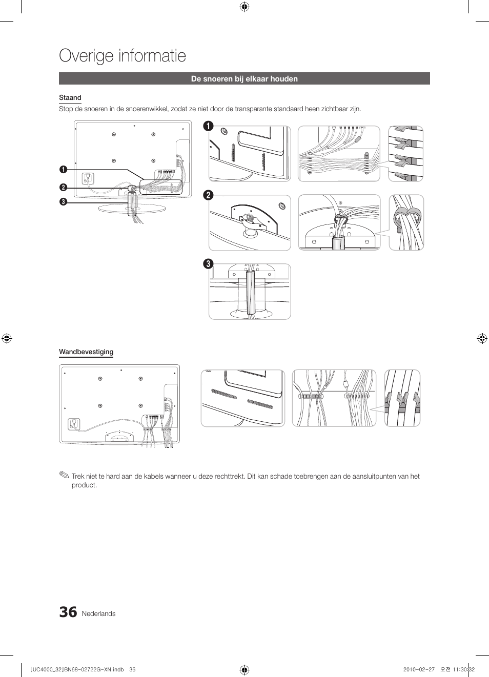 Overige informatie | Samsung UE32C4000PW User Manual | Page 168 / 177