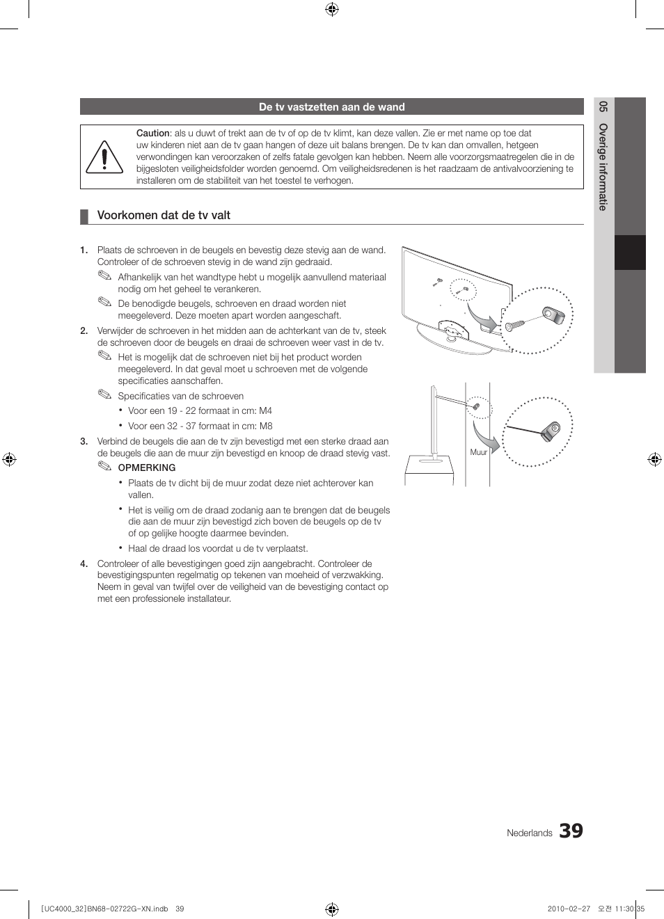 Samsung UE32C4000PW User Manual | Page 171 / 177