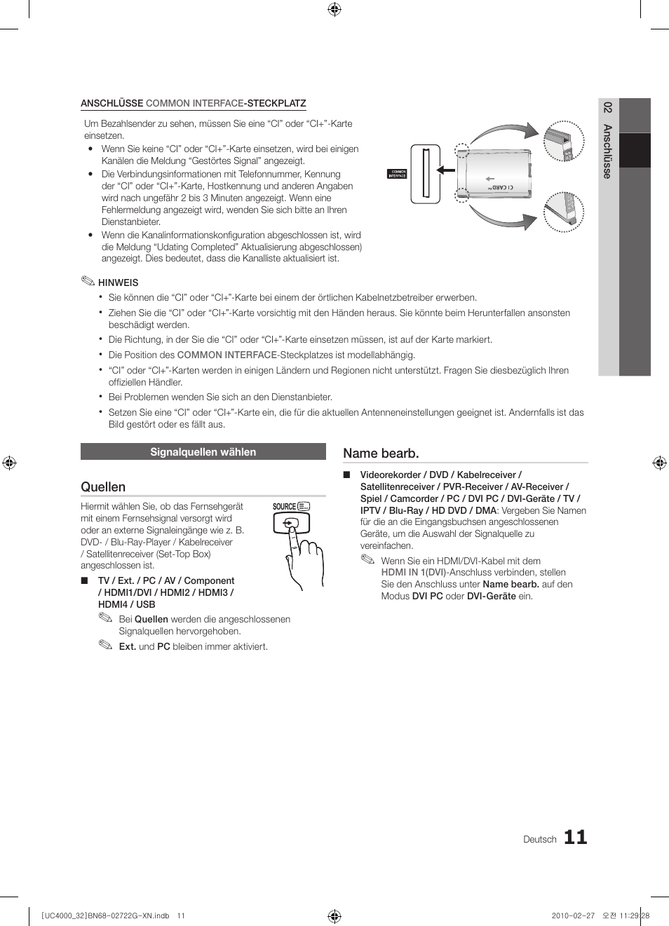 Samsung UE32C4000PW User Manual | Page 99 / 177