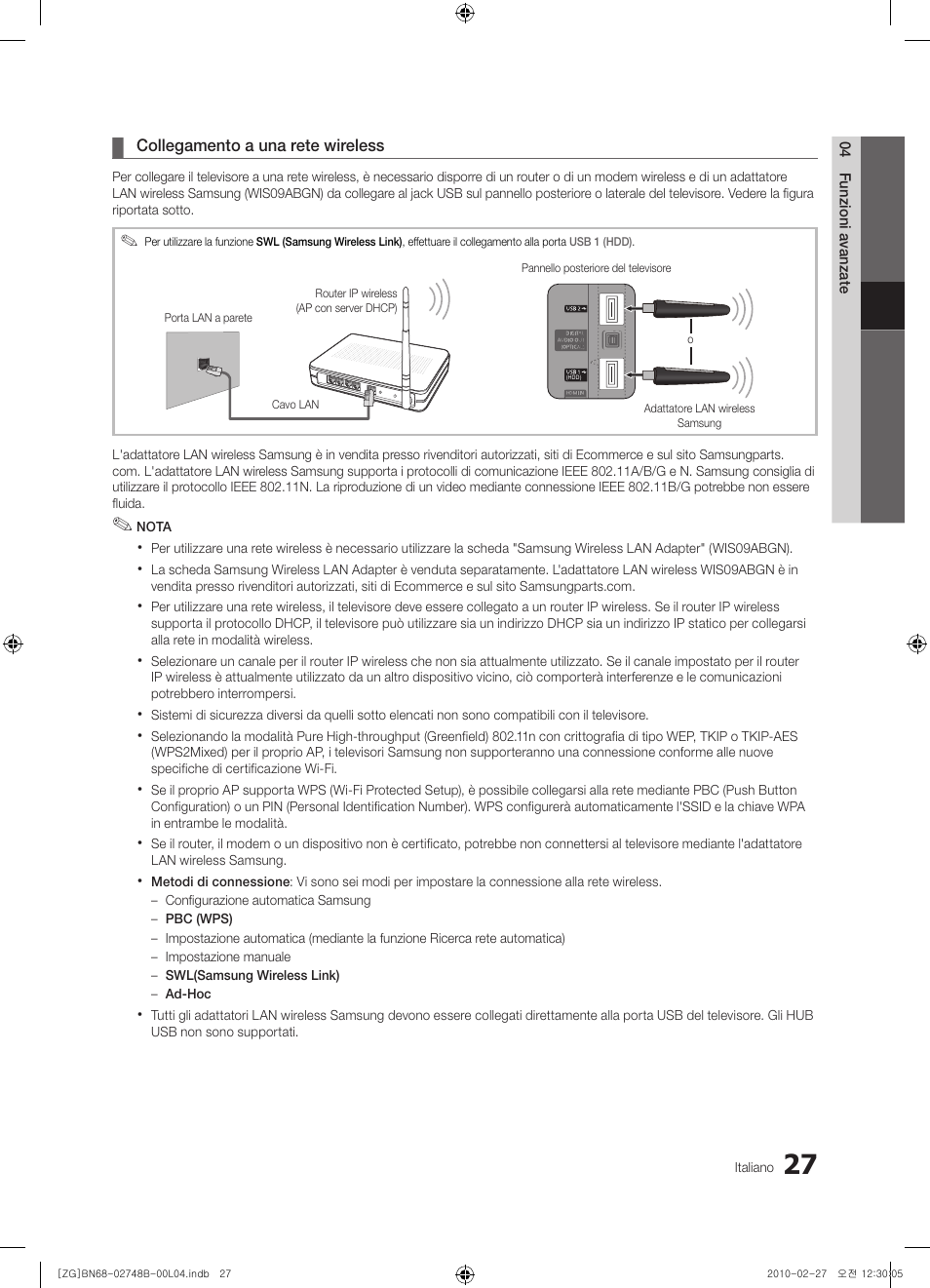 Samsung UE37C6000RW User Manual | Page 189 / 217