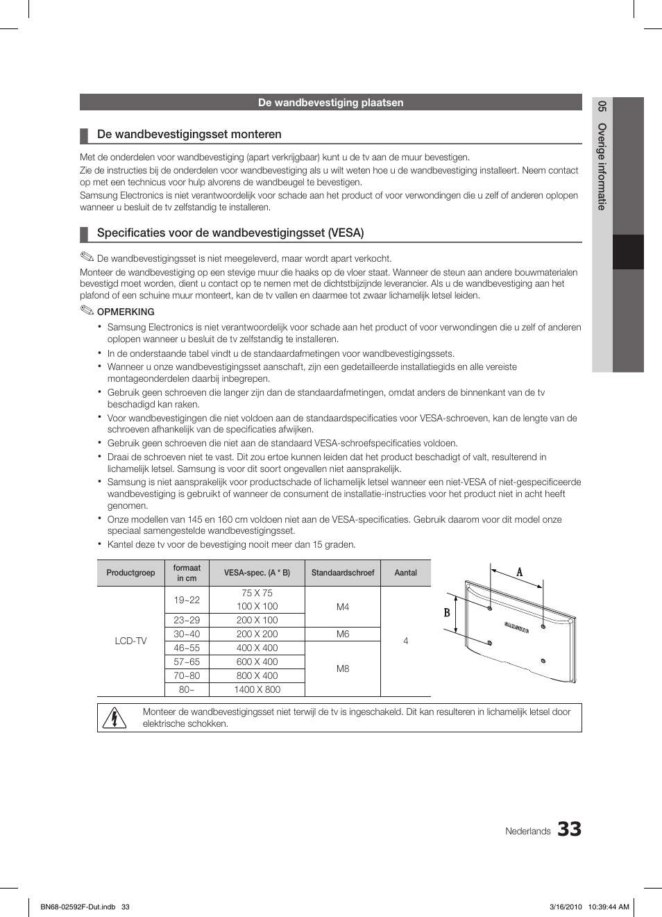 Samsung LE32C450E1W User Manual | Page 150 / 157