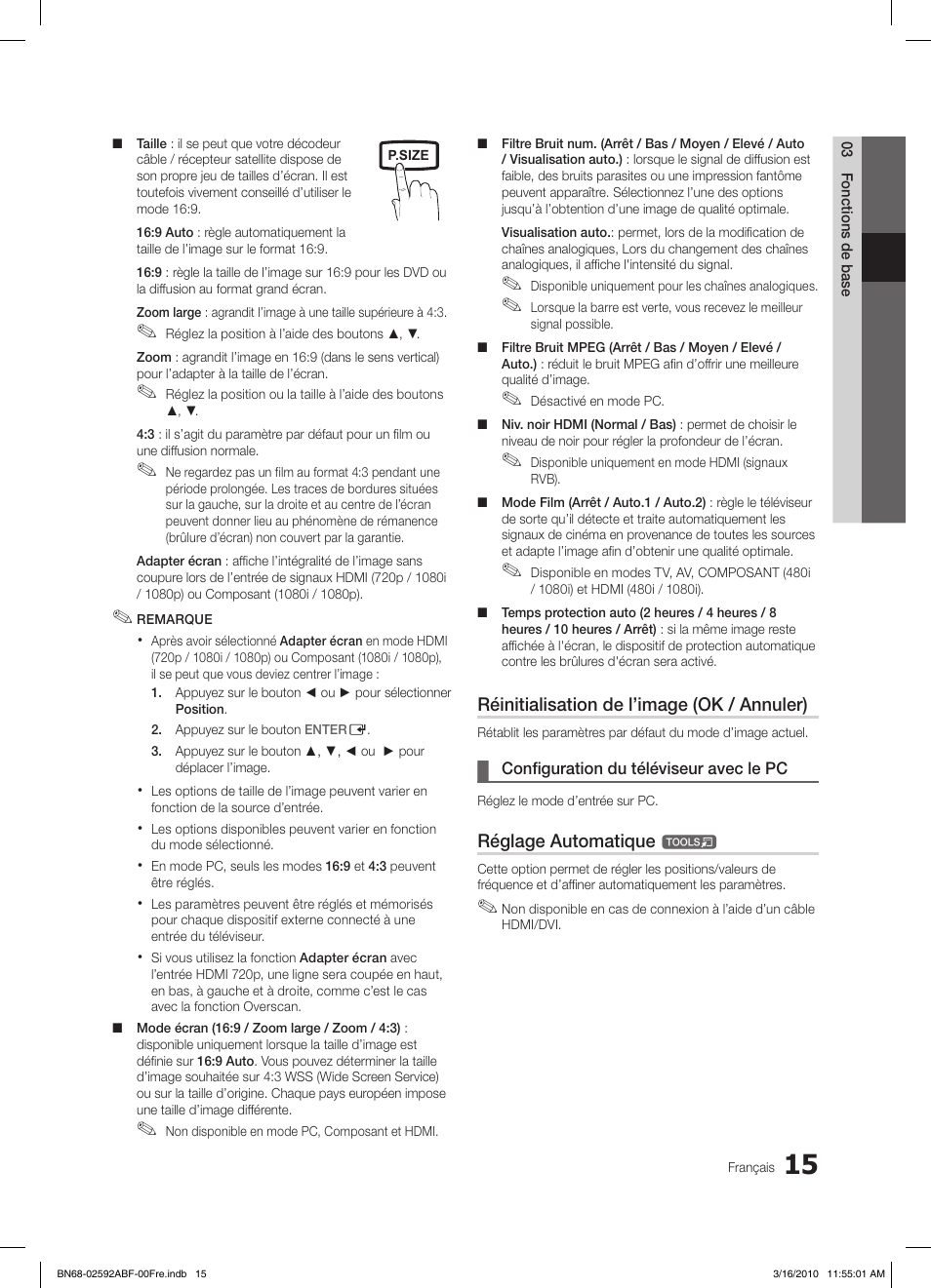Samsung LE32C450E1W User Manual | Page 54 / 157