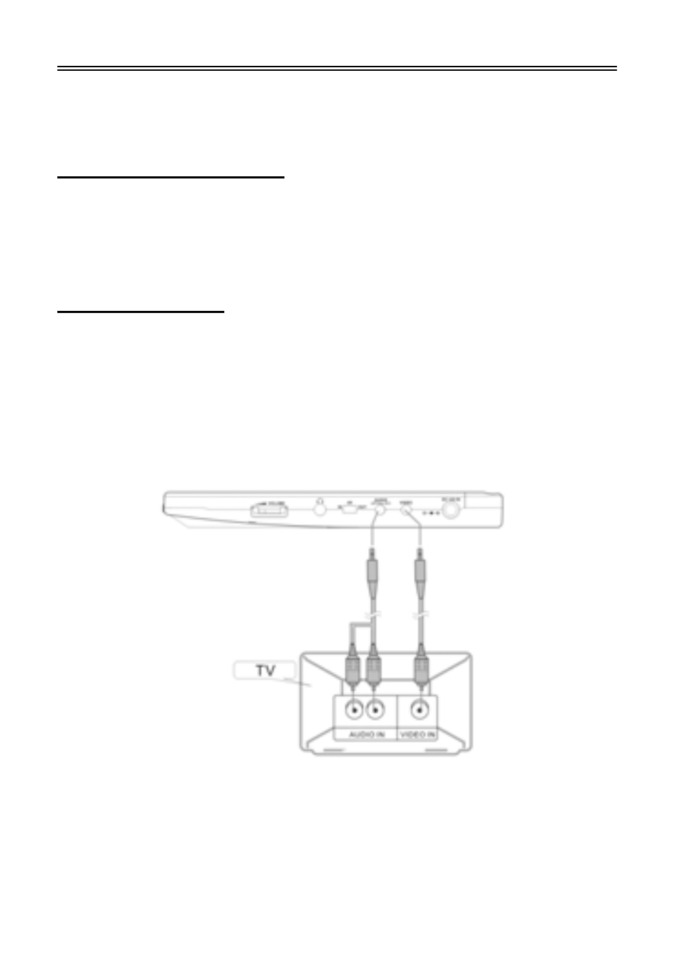 System connections, Power supply connection, Connecting to a tv | Audiovox D2011 User Manual | Page 11 / 32