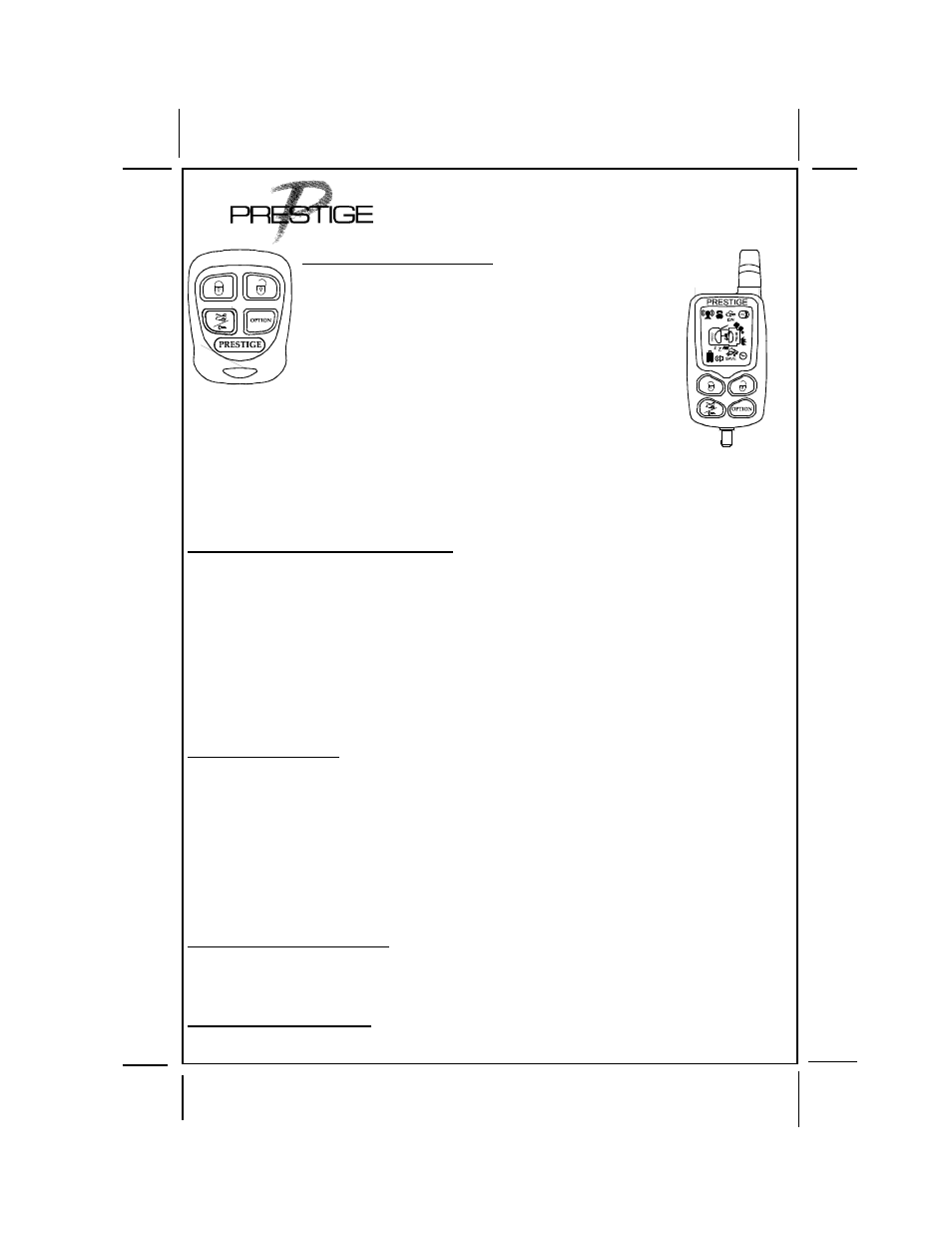 Audiovox Prestige 128-8146 User Manual | 8 pages