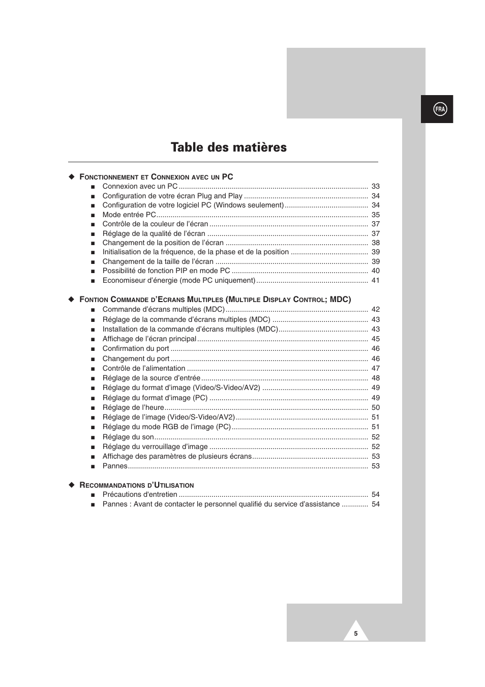 Samsung PS-50P2HT User Manual | Page 117 / 337