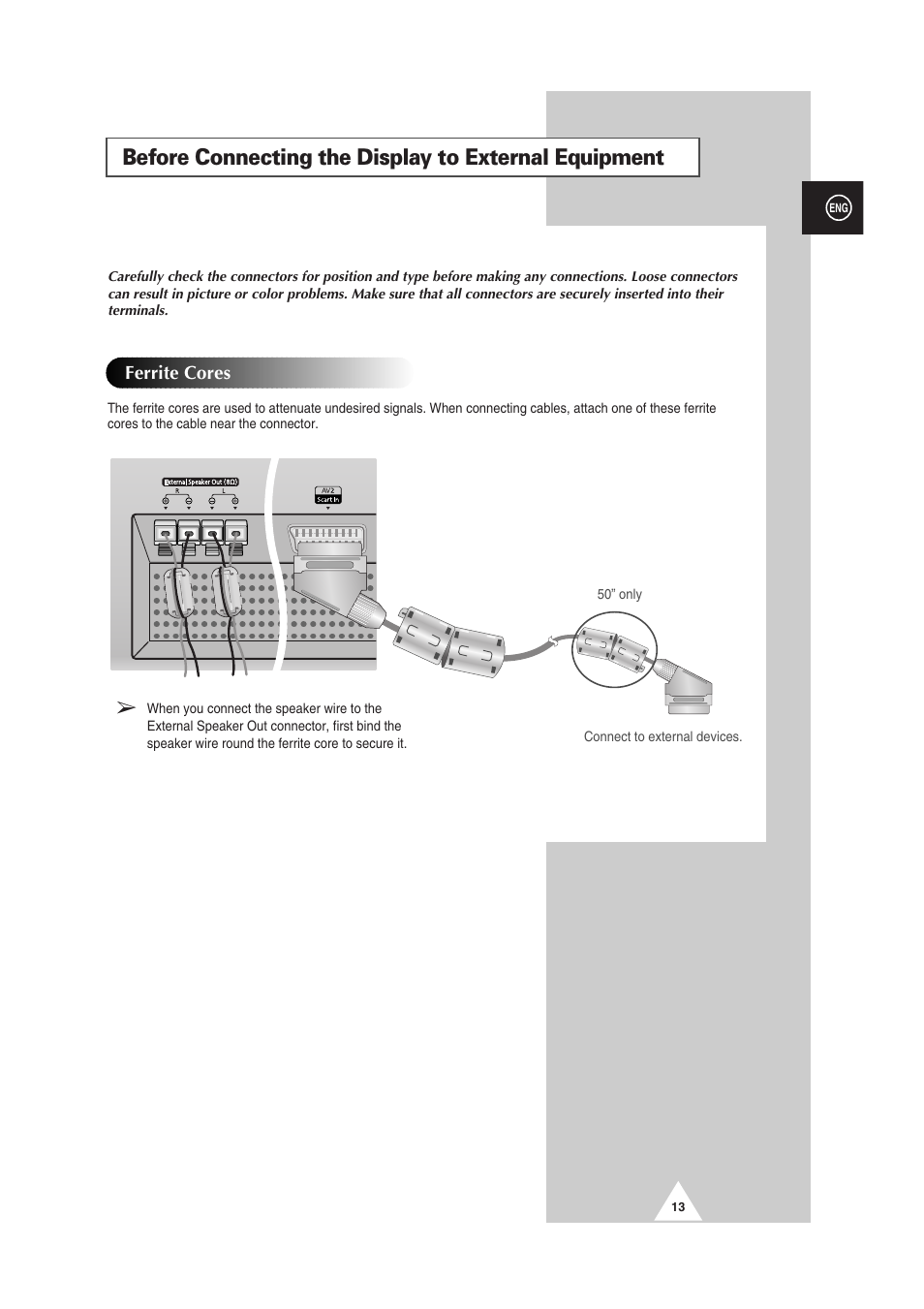 Samsung PS-50P2HT User Manual | Page 13 / 337