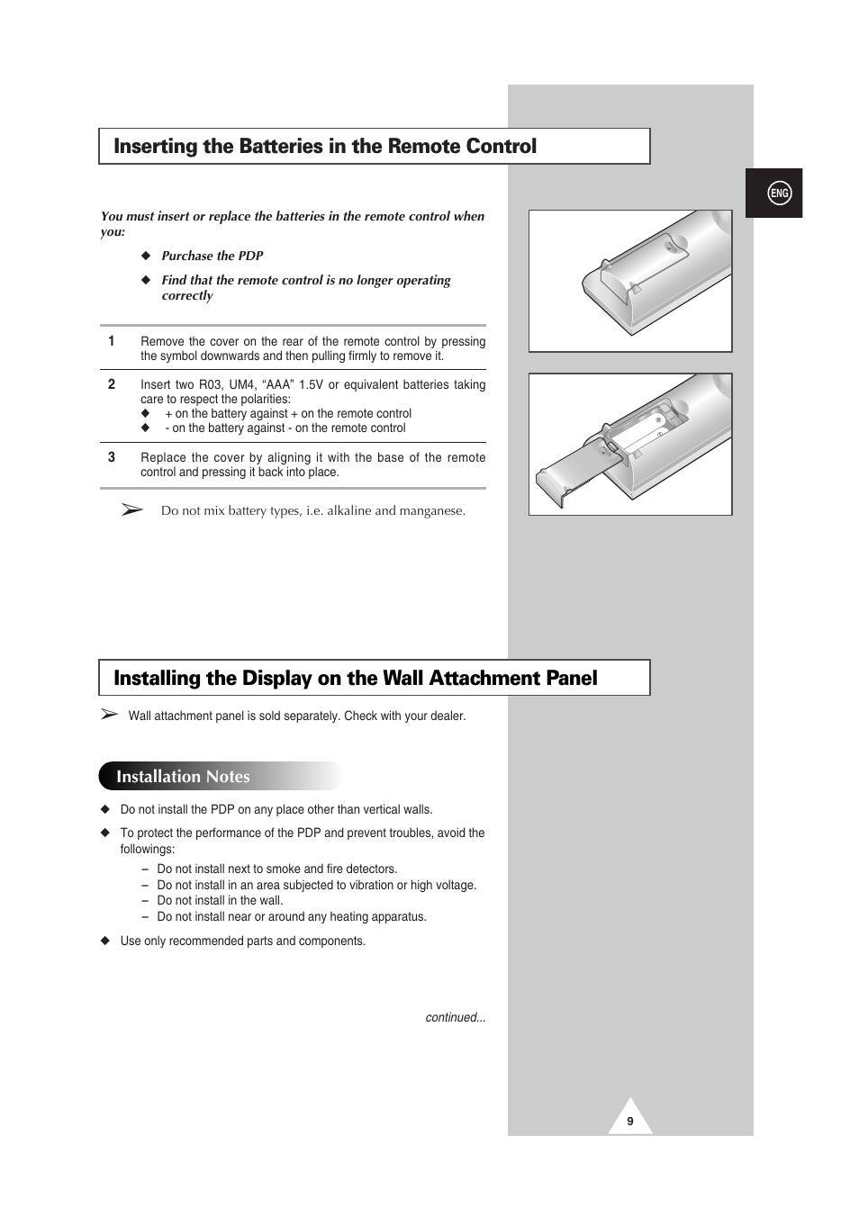 Samsung PS-50P2HT User Manual | Page 9 / 337