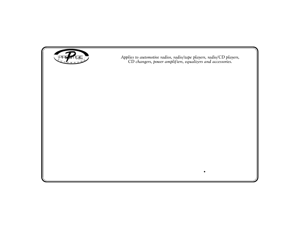 12 / 24 month limited warranty | Audiovox P-57S User Manual | Page 11 / 12