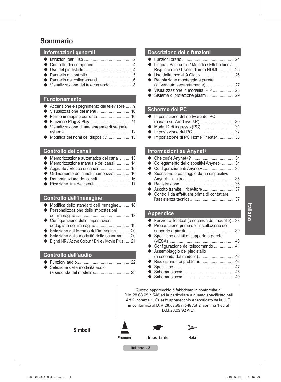 Samsung PS42A411C2 User Manual | Page 192 / 568