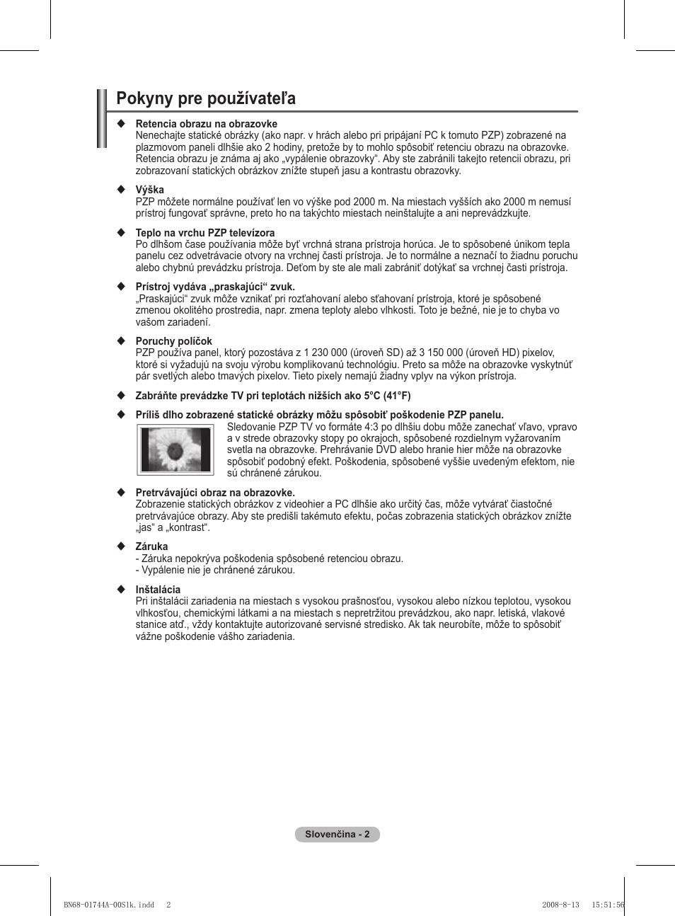 Pokyny pre používateľa | Samsung PS42A411C2 User Manual | Page 475 / 568