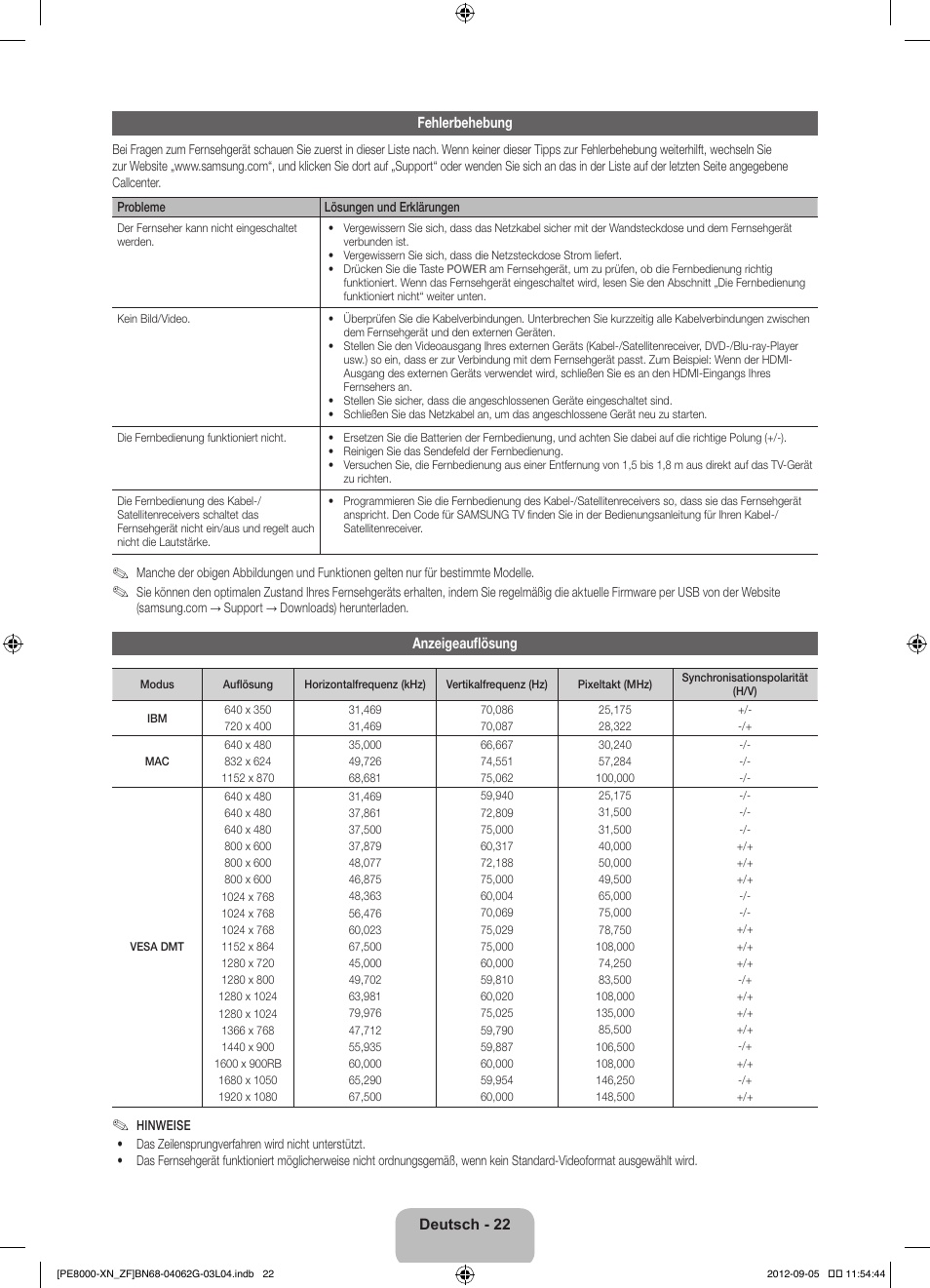 Samsung PS51E8000GS User Manual | Page 68 / 93