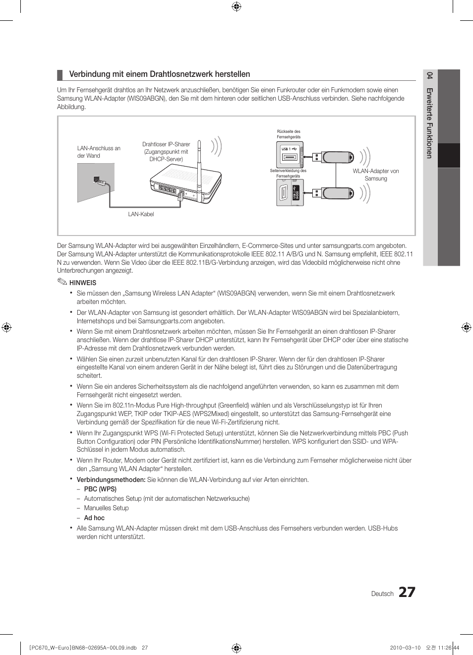 Samsung PS50C670G3S User Manual | Page 127 / 452