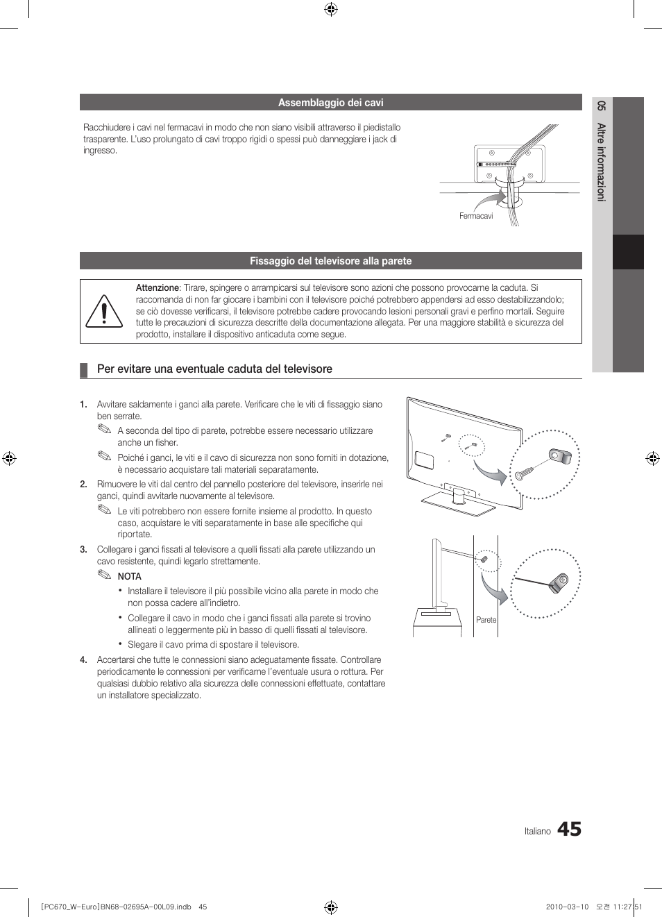 Samsung PS50C670G3S User Manual | Page 245 / 452