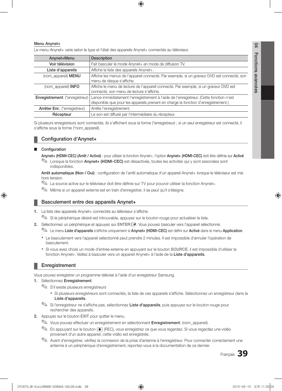 Samsung PS50C670G3S User Manual | Page 89 / 452