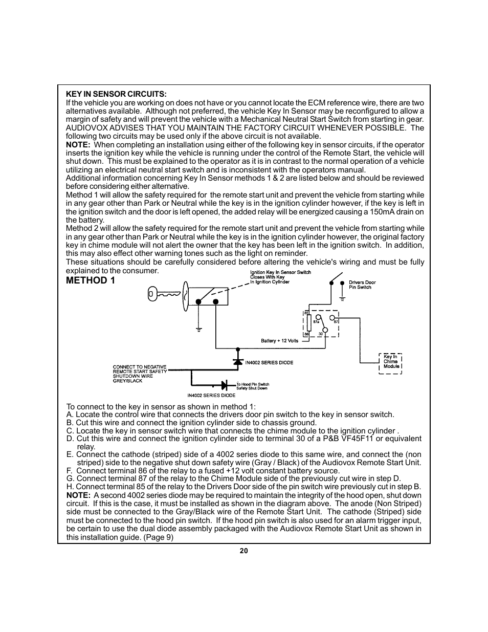 Audiovox APS 750 User Manual | Page 20 / 66