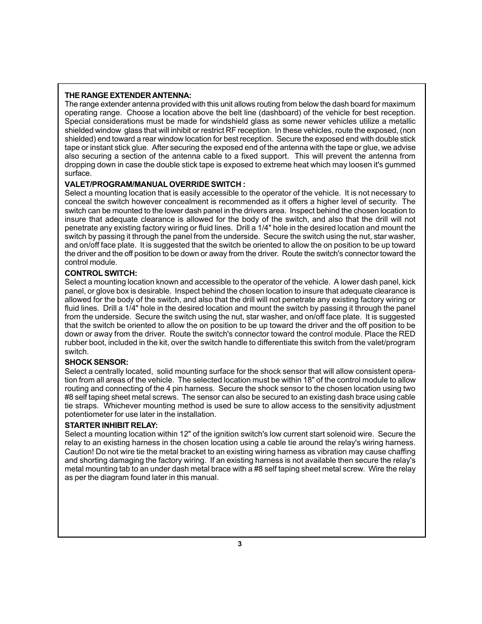 Audiovox APS 750 User Manual | Page 3 / 66