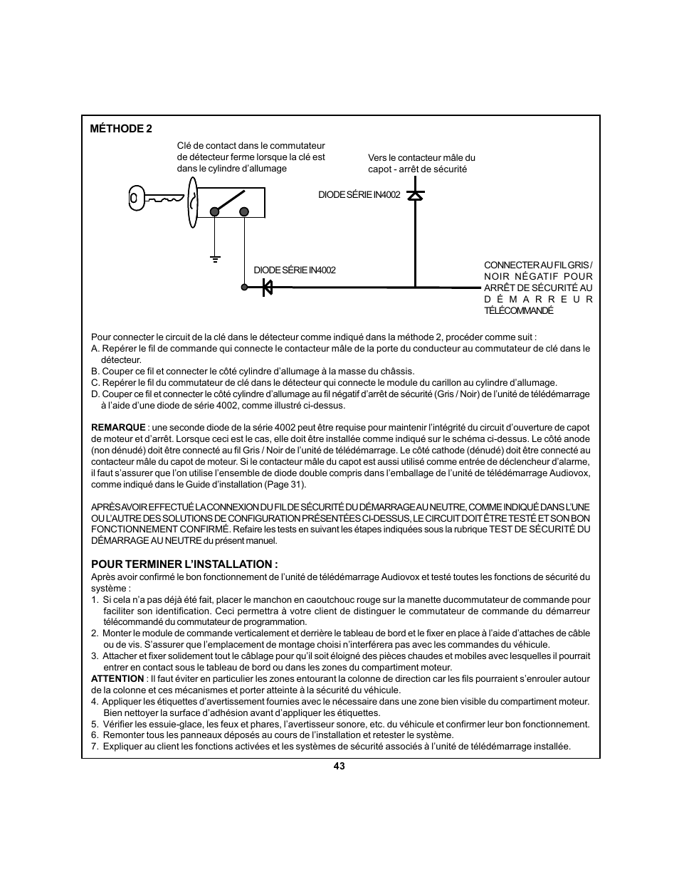Audiovox APS 750 User Manual | Page 43 / 66