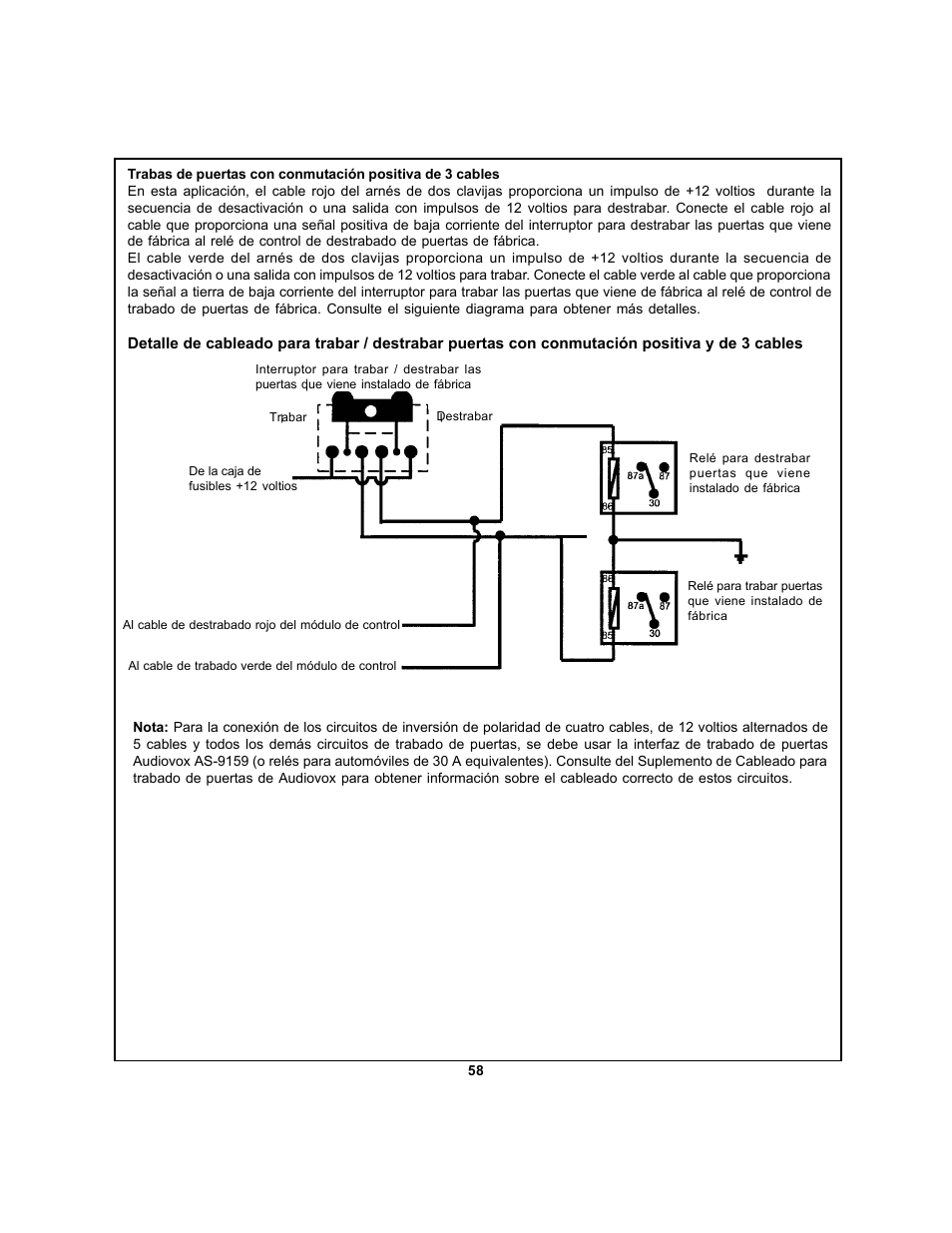 Audiovox APS 750 User Manual | Page 58 / 66