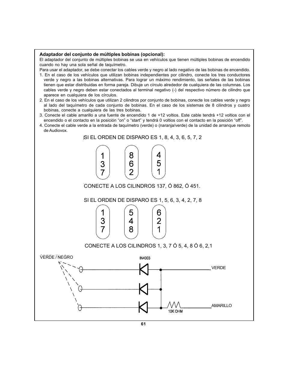 Audiovox APS 750 User Manual | Page 61 / 66