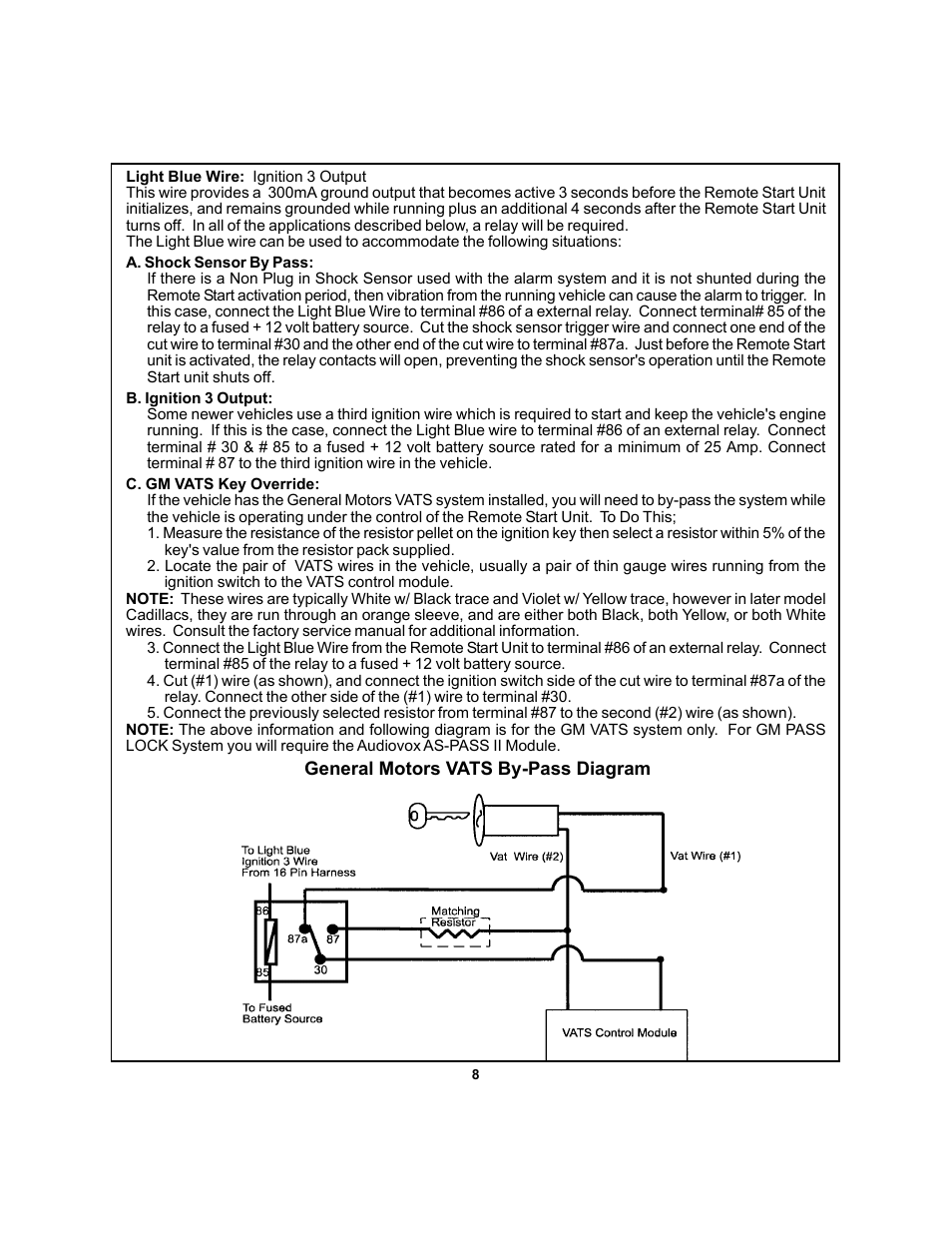 Audiovox APS 750 User Manual | Page 8 / 66