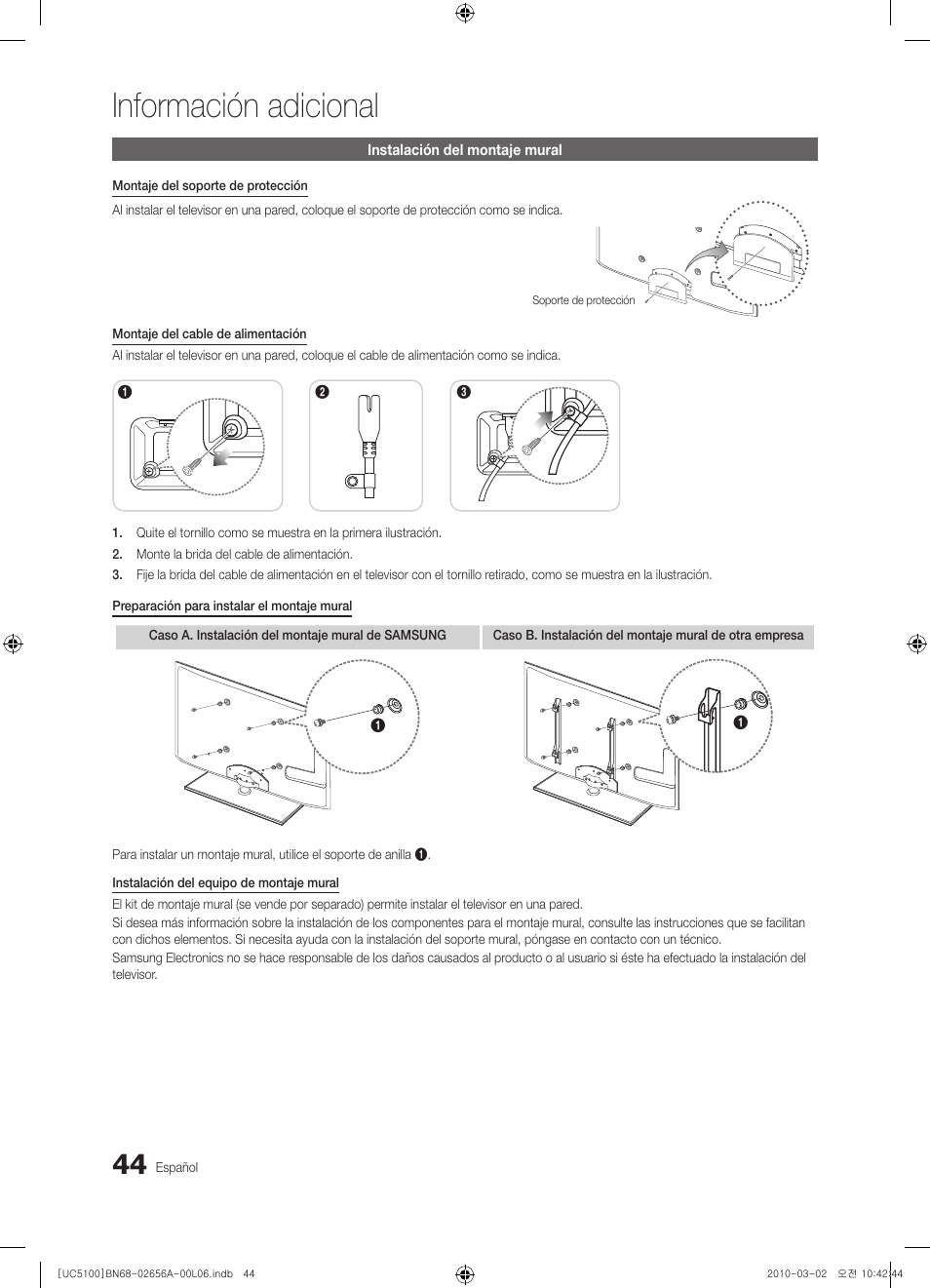 Información adicional | Samsung UE37C5100QW User Manual | Page 144 / 303