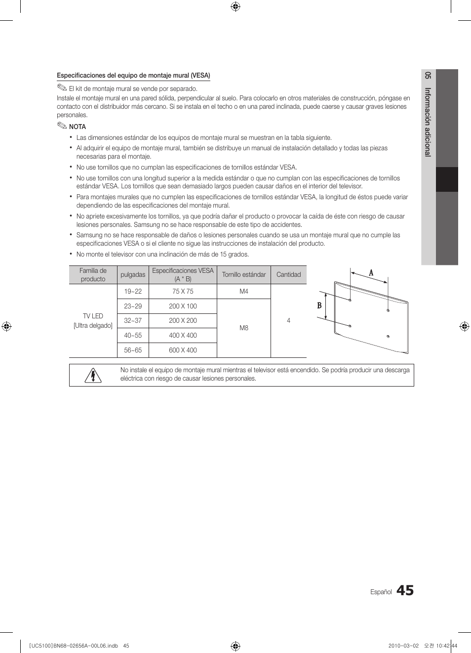 Samsung UE37C5100QW User Manual | Page 145 / 303