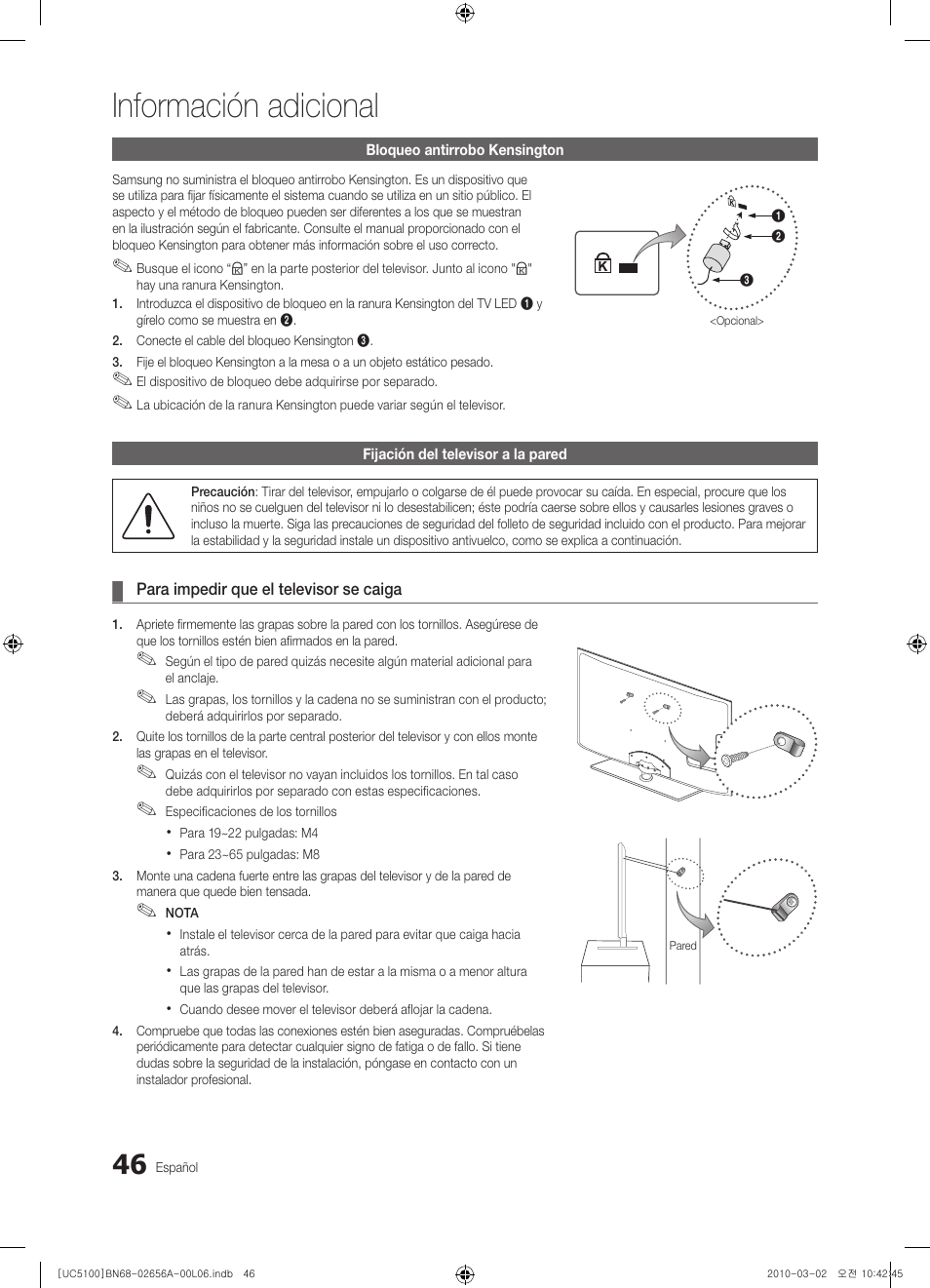 Información adicional | Samsung UE37C5100QW User Manual | Page 146 / 303