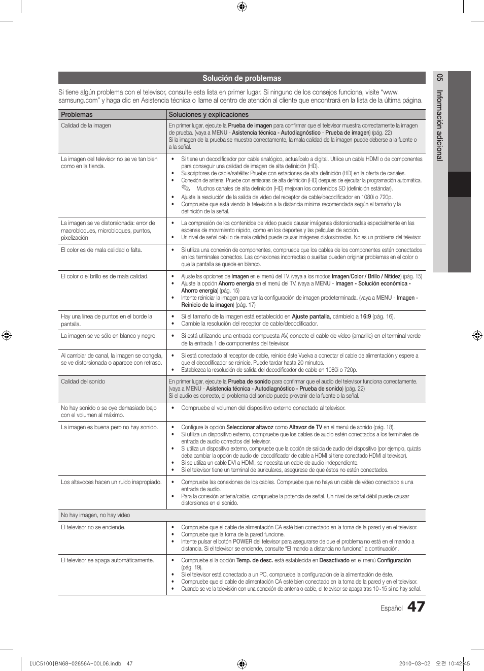 Samsung UE37C5100QW User Manual | Page 147 / 303
