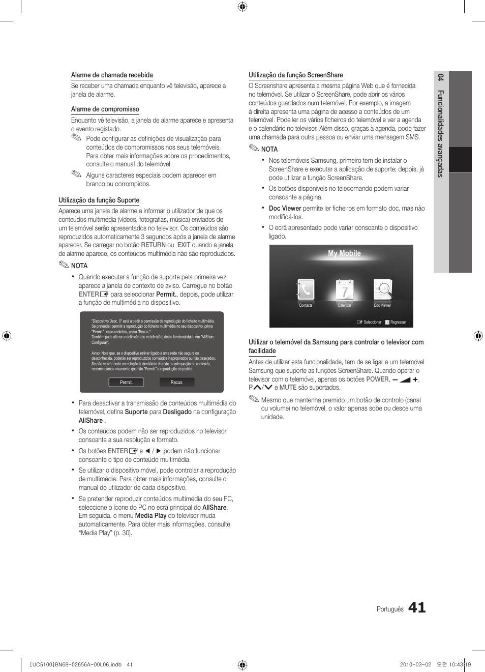Samsung UE37C5100QW User Manual | Page 191 / 303