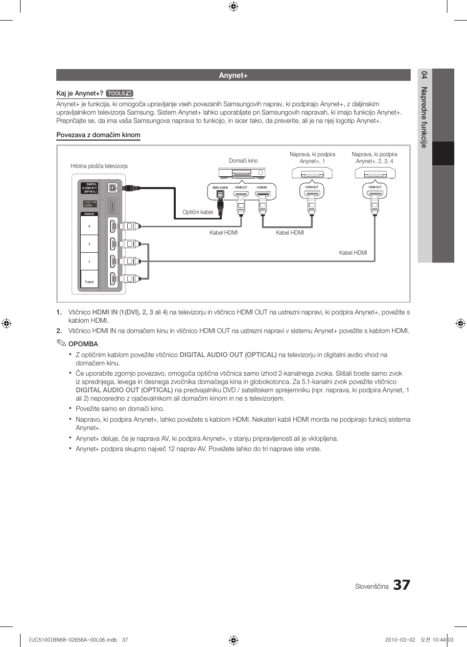 Samsung UE37C5100QW User Manual | Page 237 / 303