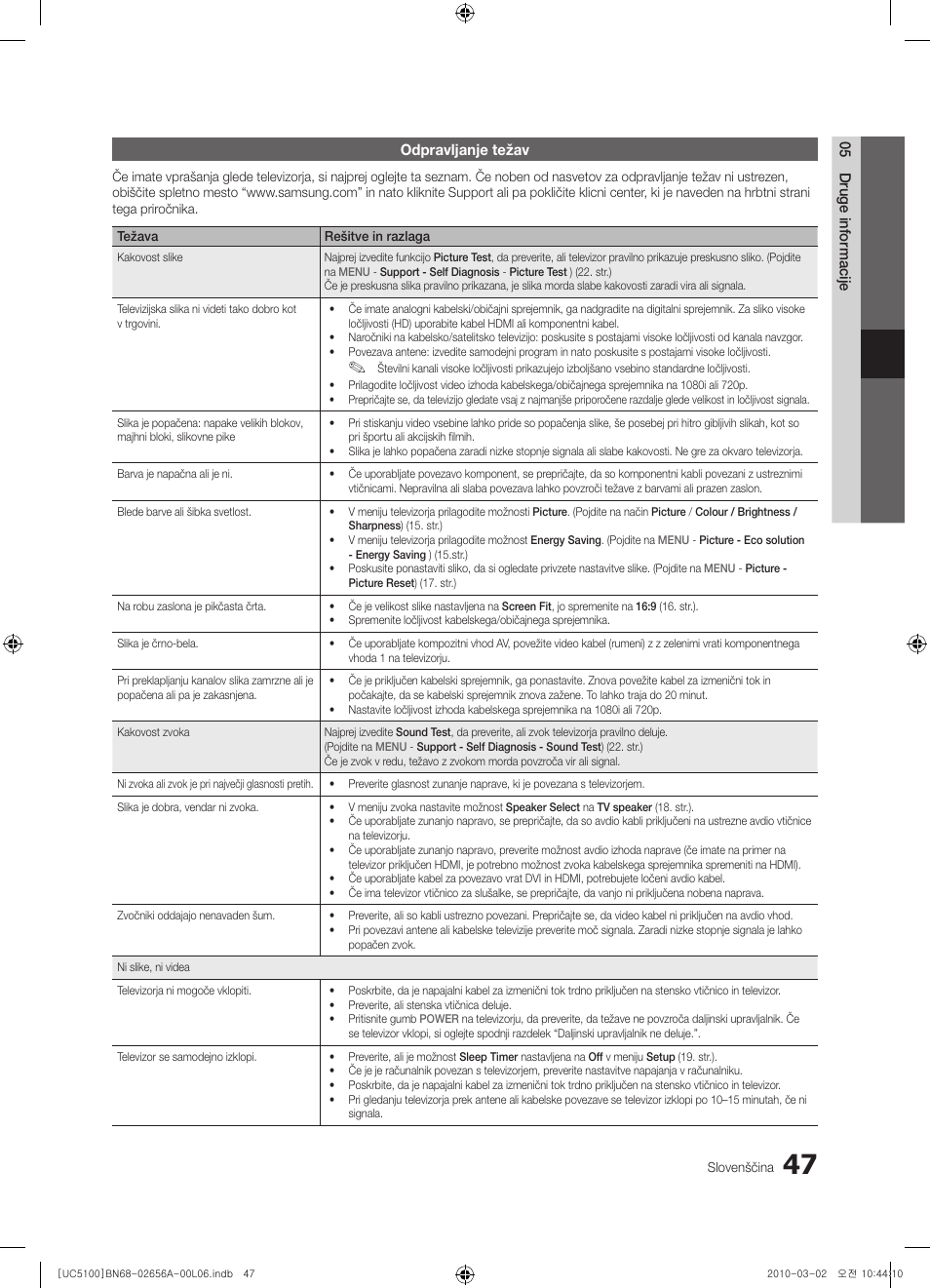 Samsung UE37C5100QW User Manual | Page 247 / 303