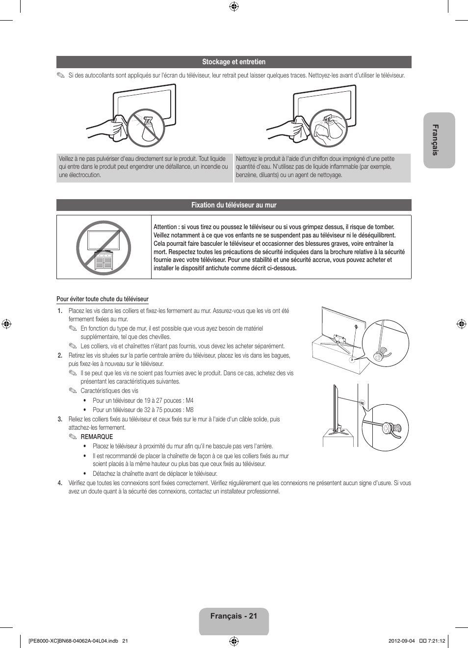 Samsung PS64E8000GS User Manual | Page 44 / 93