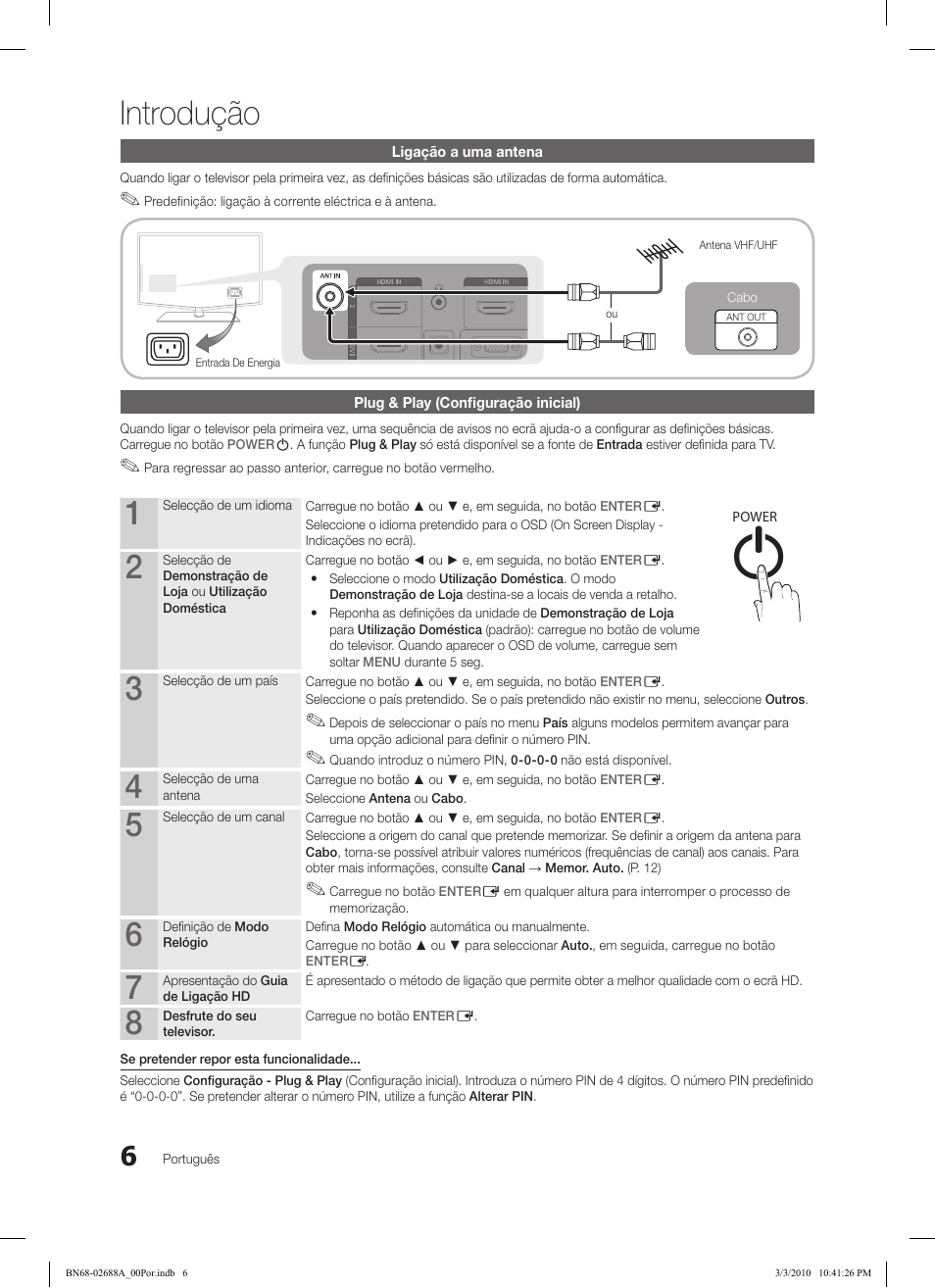 Introdução | Samsung LE32C550J1W User Manual | Page 150 / 290