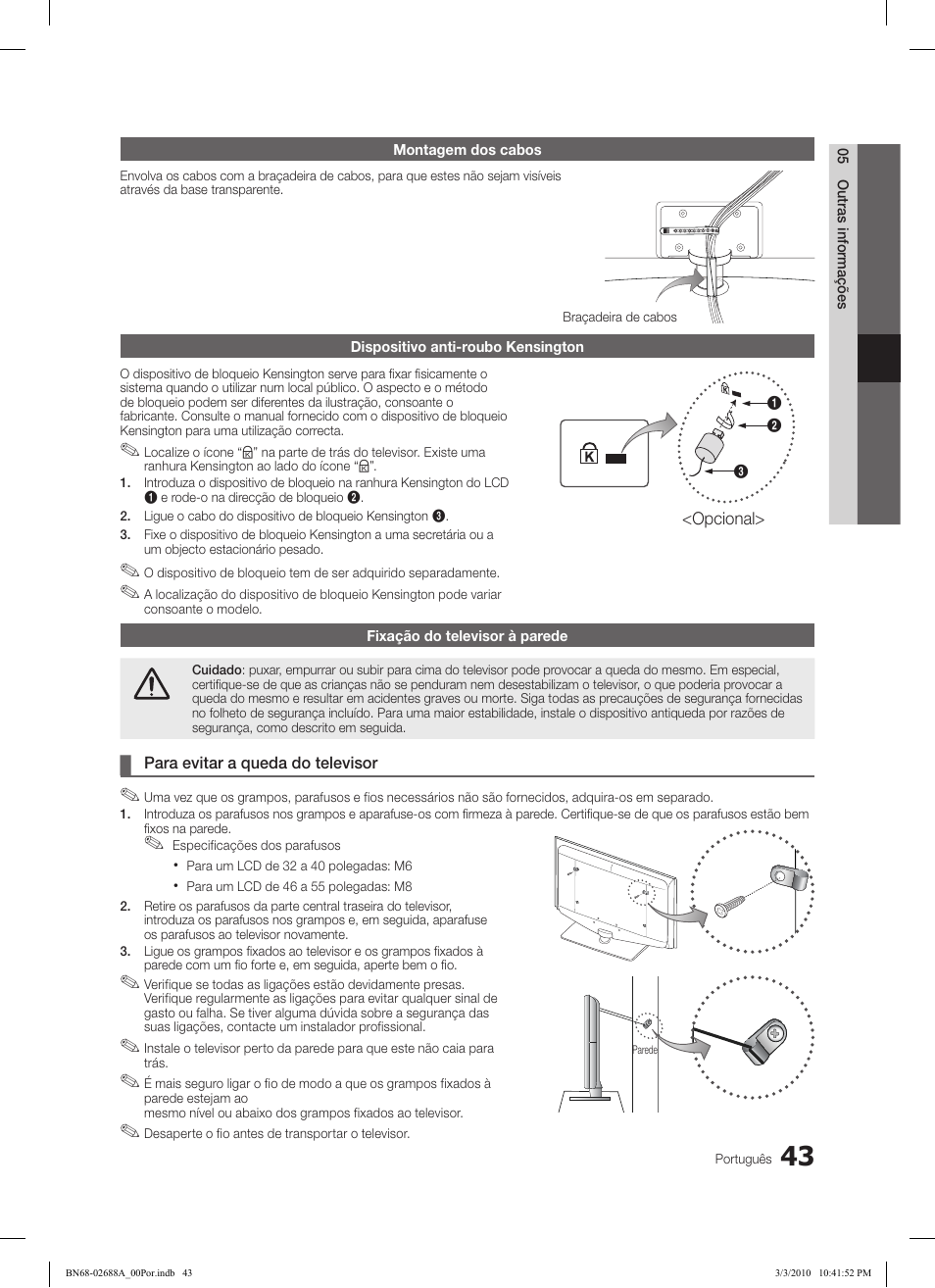 Samsung LE32C550J1W User Manual | Page 187 / 290