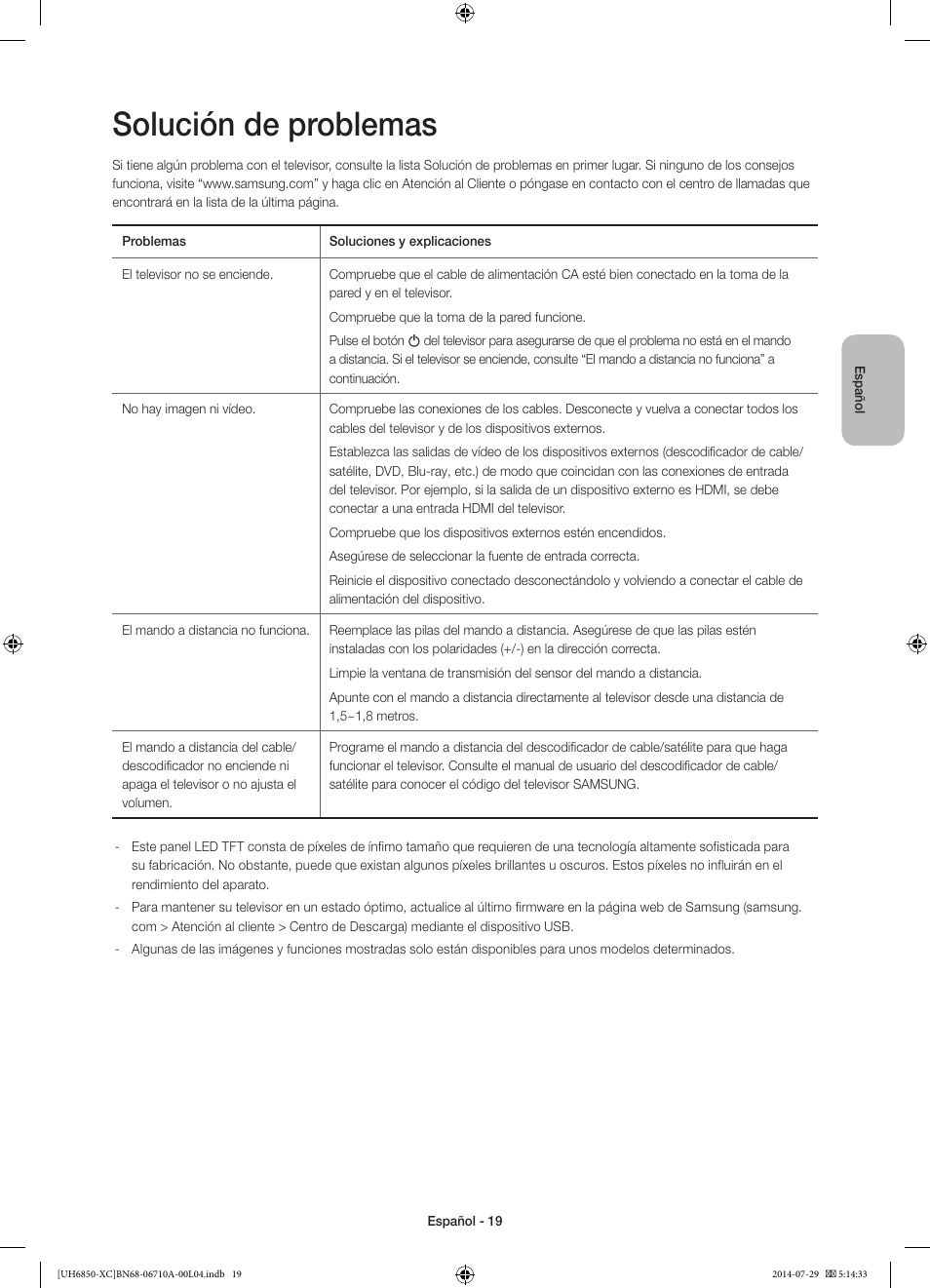 Solución de problemas | Samsung UE55H6850AW User Manual | Page 63 / 89