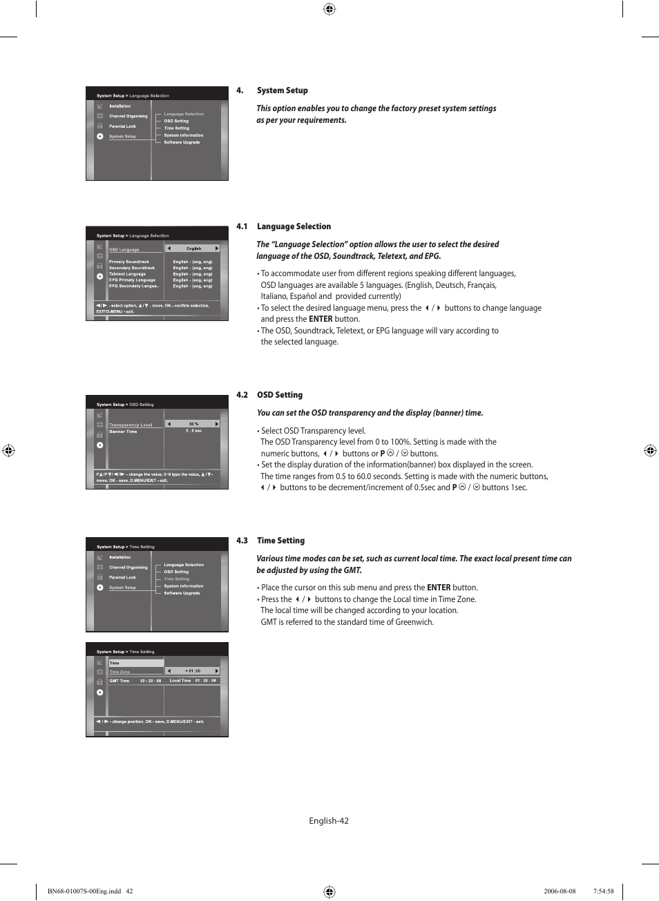 Samsung LE32N73BD User Manual | Page 44 / 111